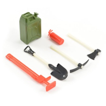 Fastrax Type-b Scale 6-piece Painted Tool Set