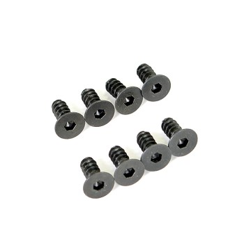 FTX Zorro Flat Head Hex Screw M4x10mm Self Tapping (6pc)