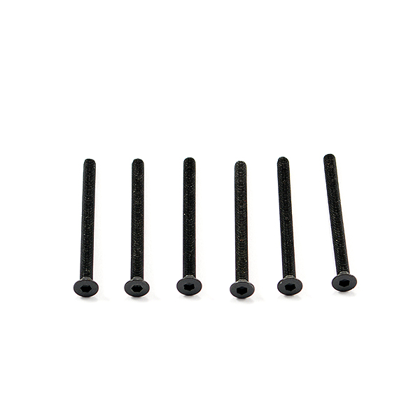FTX Zorro Flat Head Hex Screw M3x40mm (6pc)