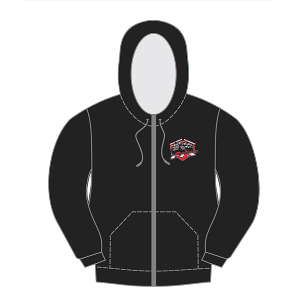 FTX Badge Logo Zipped Hoodie Black - Large