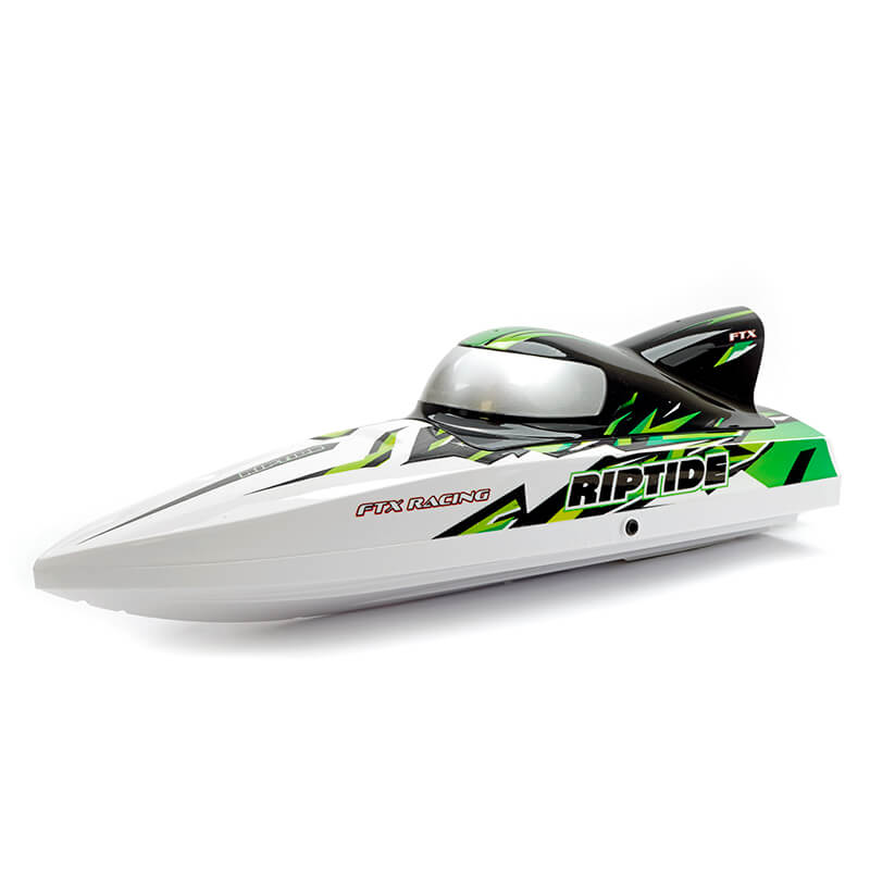 FTX Riptide Turbojet Brushless R/C Speed Boat 41cm - Green