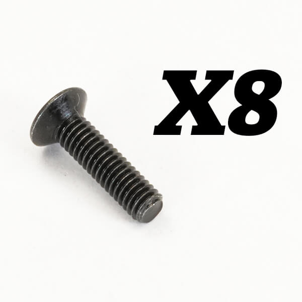 FTX Rokatan Flat Head Cross Screw M2.5x10