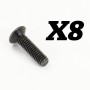 FTX Rokatan Flat Head Cross Screw M2.5x10