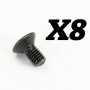 FTX Rokatan Flat Head Cross Screw M3x6