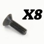 FTX Rokatan Flat Head Cross Screw M3x10