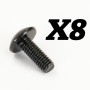 FTX Rokatan Dome Head Cross Screw M3x8