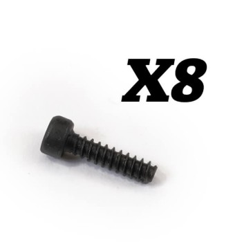 FTX Cap Head Self-tapping 2x8mm Screws