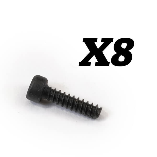 FTX Cap Head Self-tapping 2x8mm Screws