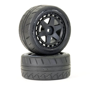 FTX Stinger Rear 32mm Rubber Wheel/tyres (pr)