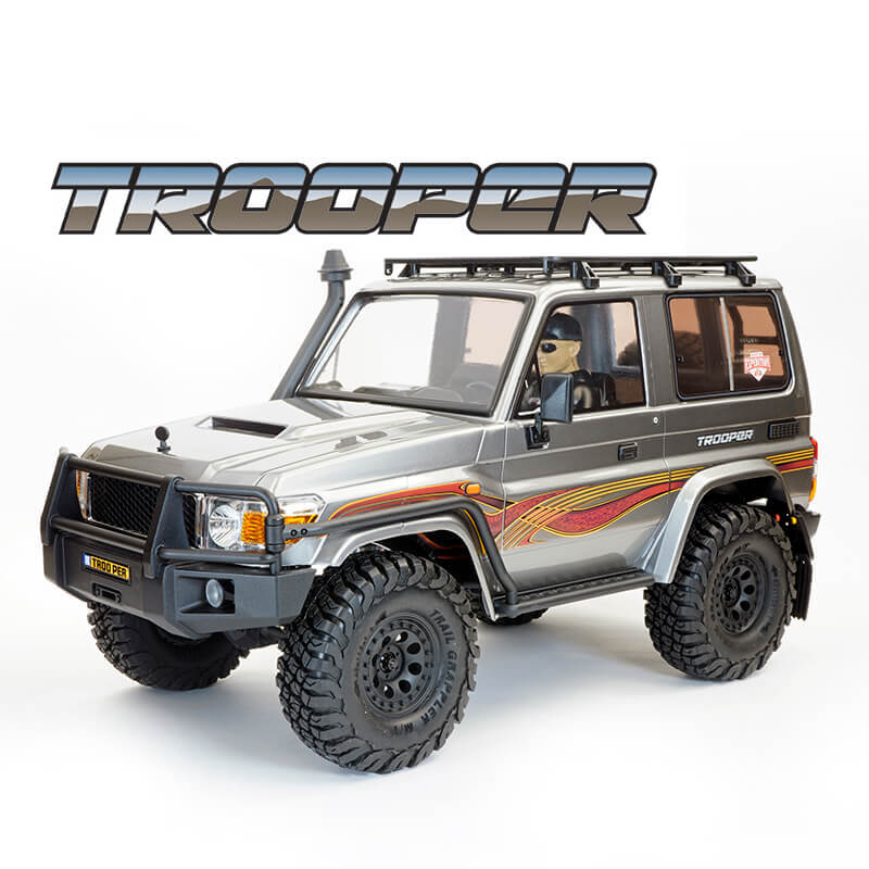 FTX Outback Trooper 4x4 RTR 1:10 Trail Crawler - Grey