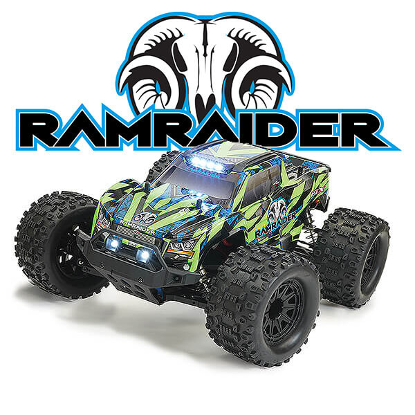 FTX Ram Raider 1/10 Brushless Monster Truck RTR - Green/Blue