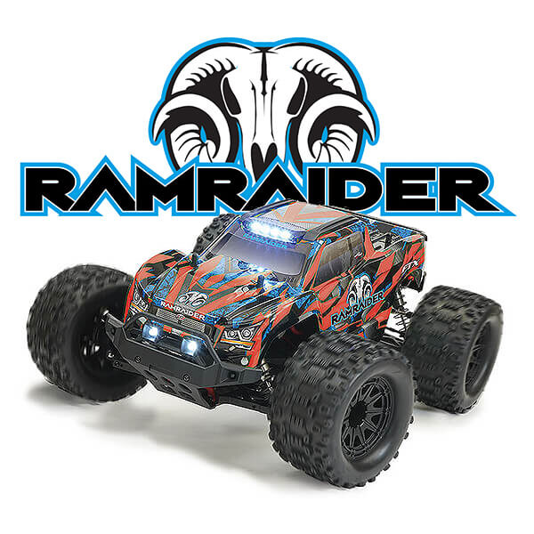 FTX Ram Raider 1/10 Brushless Monster Truck RTR - Red/Blue