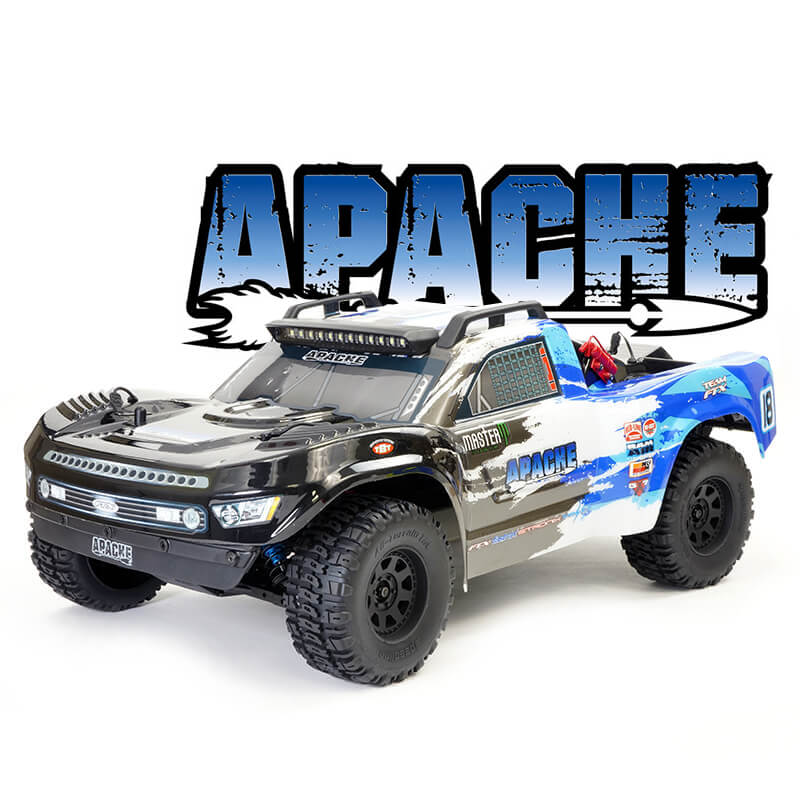 FTX Apache 1/10 Brushless Trophy Truck RTR - Blue