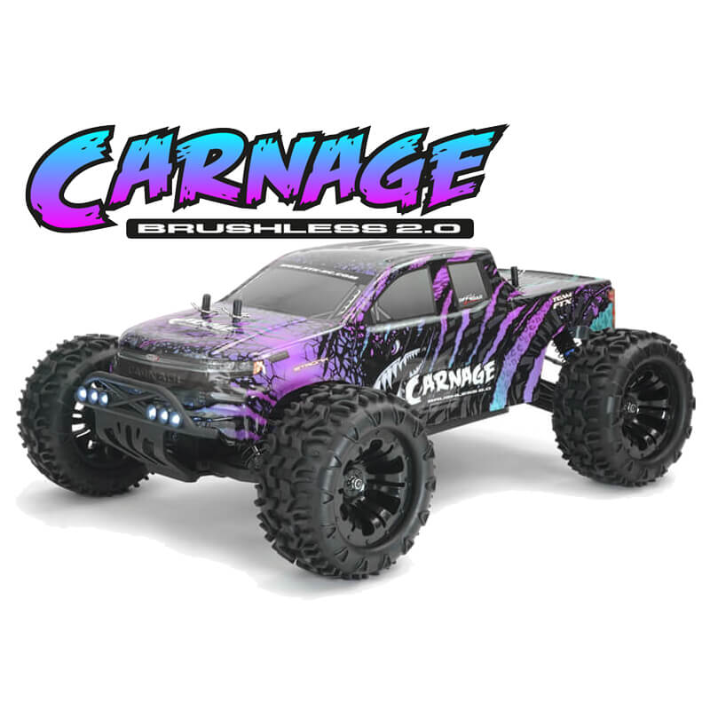 FTX Carnage 2.0 1/10 Brushless Truck 4WD RTR With LiPo Battery & Charger
