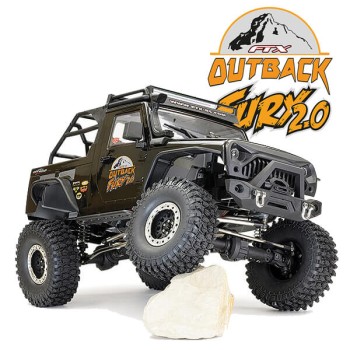 FTX Outback Fury 2.0 4x4 RTR Trail Crawler - Black