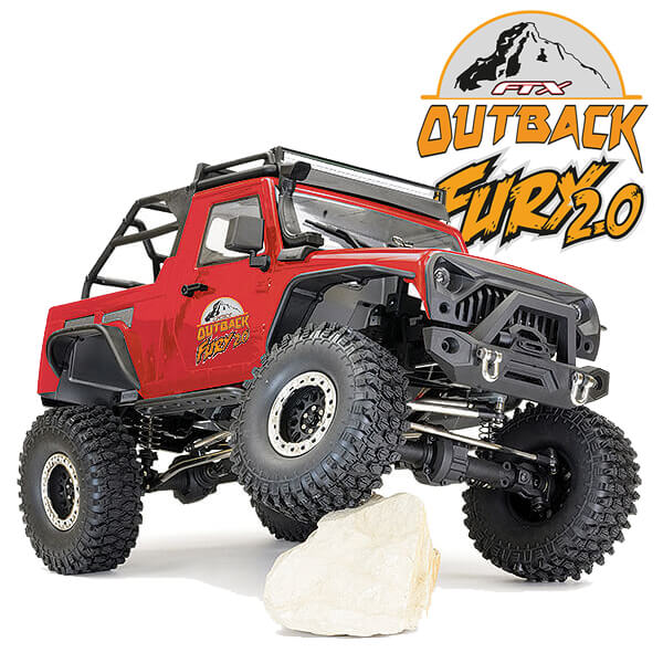FTX Outback Fury 2.0 4x4 RTR Trail Crawler - Red
