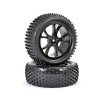 FTX Vantage Front Buggy Tyre Mounted On Wheels (pr) - Black