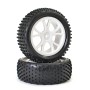 FTX Vantage Front Buggy Tyre Mounted On Wheels (pr) - White