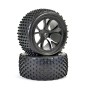 FTX Vantage Rear Buggy Tyre Mounted On Wheels (pr) - Black