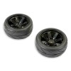 FTX Banzai Tyre On 6-Spoke Wheel (2) - Black