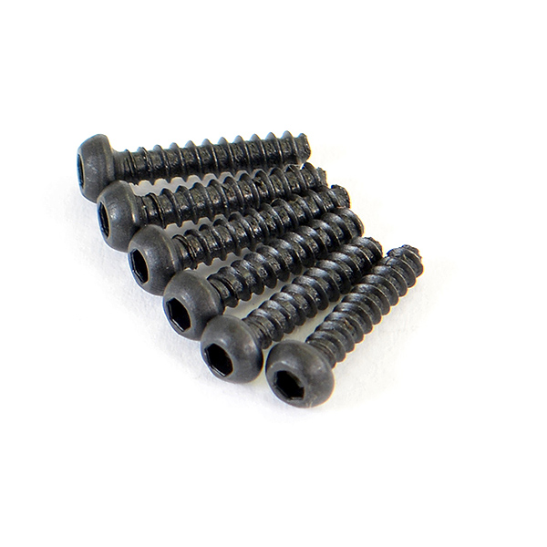 FTX Round Head Self Tapping Hex Screw 6pcs2*10
