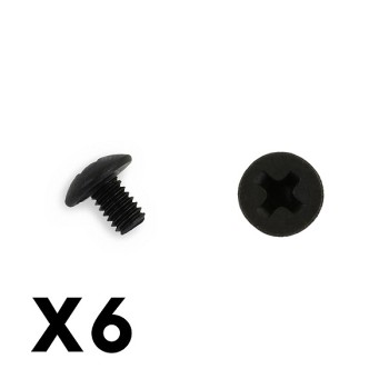 M4 X 6 Philips/Cross Head Hex Screw (6pcs )