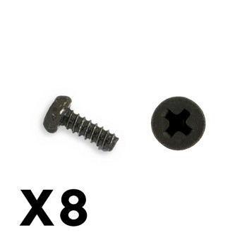FTX Outback Mini 3.0 Round Head Self Tapping Screw 1.7x5 (8p)