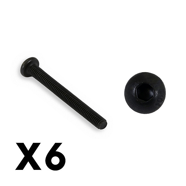 FTX Outback Fury Button Head 3x28mm Hex Screw (8pc)