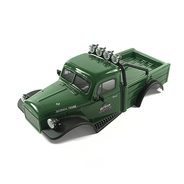 FTX Outback Mini X 2.0 Texan Glossy Green Complete Pre-built Body