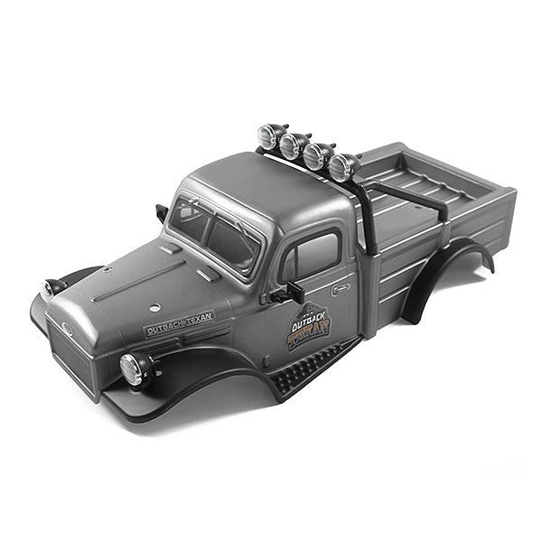 FTX Outback Mini X 2.0 Texan Matt Grey Complete Pre-built Body