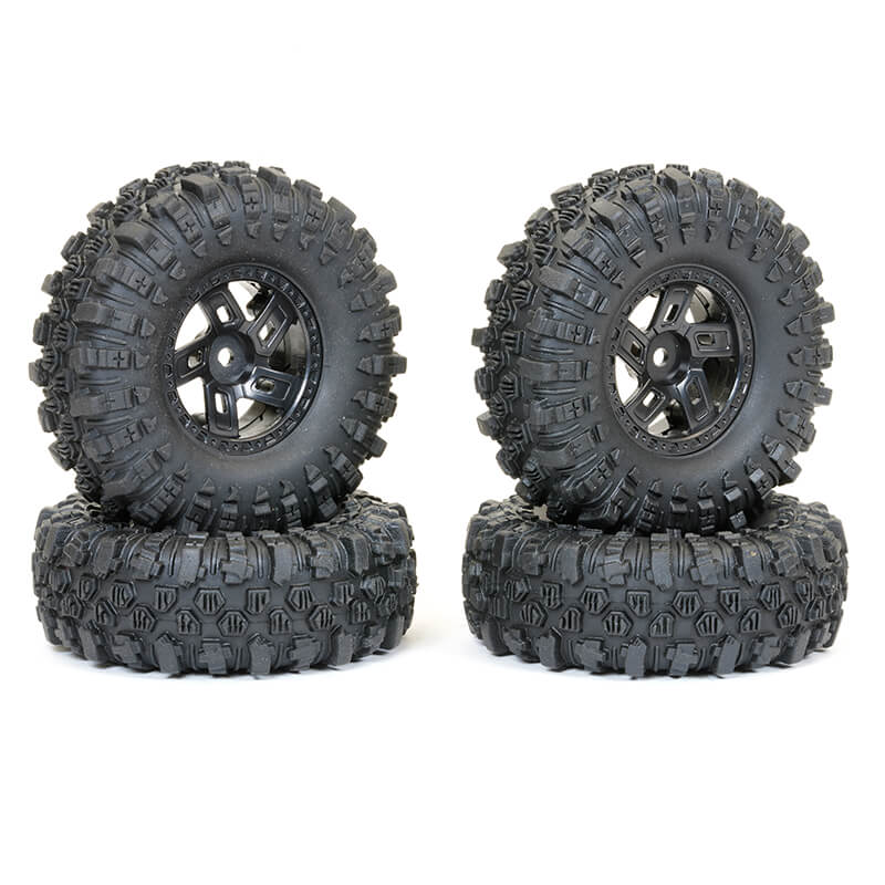 FTX 1/18 Supersoft XL Gator 68mm Mounted Tyres (4)
