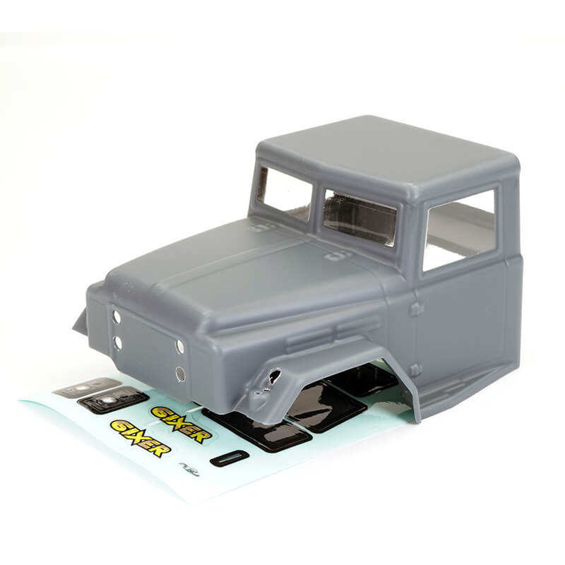 FTX Outback Mini X 6ixer Lexan Body - Matt Grey