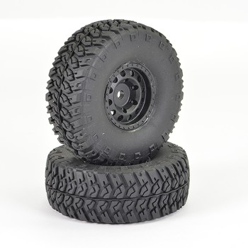 FTX Outback Ranger XC Wheel & Tyre Set - Black (pr)