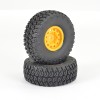 FTX Outback Ranger XC Wheel & Tyre Set - Yellow (pr)