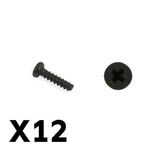 FTX Tracer Pan Head Self Tapping Screws Pbho2x8mm