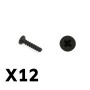 FTX Tracer Pan Head Self Tapping Screws Pbho2x8mm
