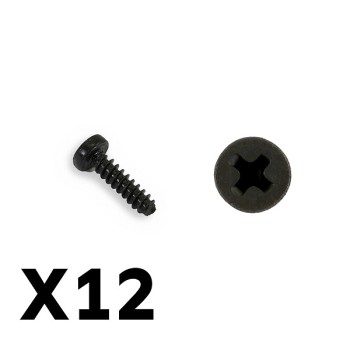 FTX Tracer Pan Head Self Tapping Screws Pbho2.6x10mm