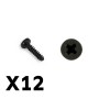 FTX Tracer Pan Head Self Tapping Screws Pbho2.6x10mm