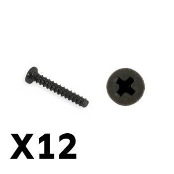 FTX Tracer Pan Head Self Tapping Screws Pbho2x12mm