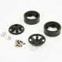 FTX Texan 1/10 6-Spoke Black Beadlock Wheel (pr)
