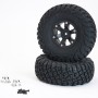 FTX Texan 1/10 Mounted Tyres On 6-spoke Beadlock Wheels (pr)