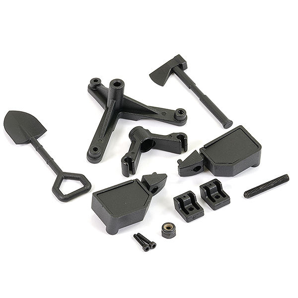 FTX Outback Geo 4x4 Moulded Body Mirror/Tool/Spare Mount
