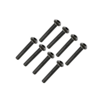 FTX Button Head Hex Screw M3 X 20mm (8pc)