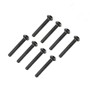 FTX Button Head Hex Screw M3 X 28mm (8pc)