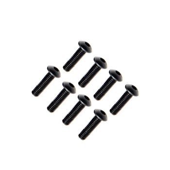 FTX Button Head Hex Screw M4 X 12mm (8pc)