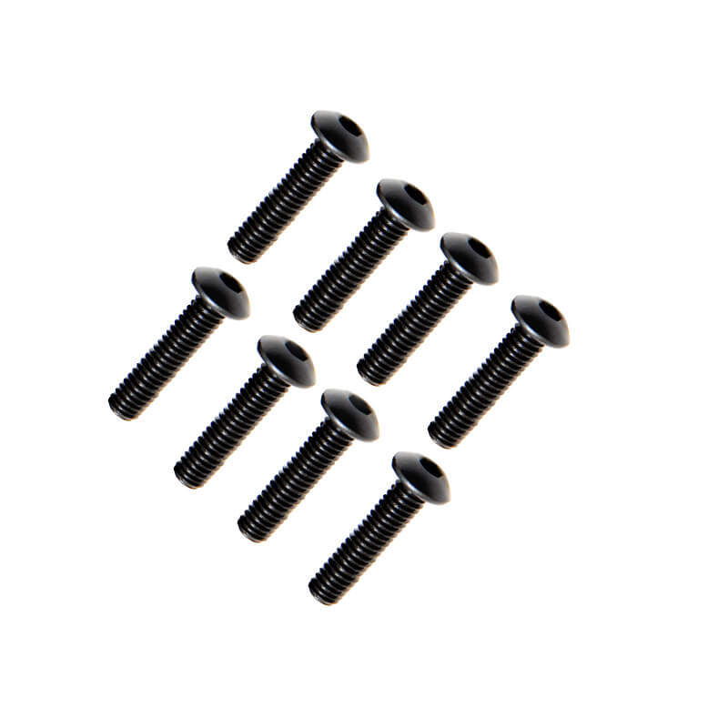 FTX Button Head Hex Screw M4 X 16mm (8pc)