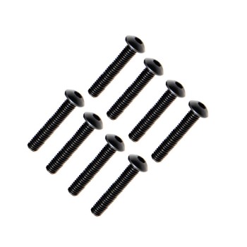FTX Button Head Hex Screw M4 X 25mm (8pc)