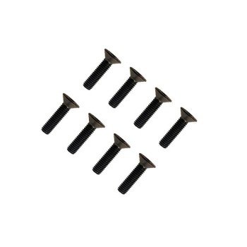 FTX Flat Head Hex Screw M4x16mm (8pc)