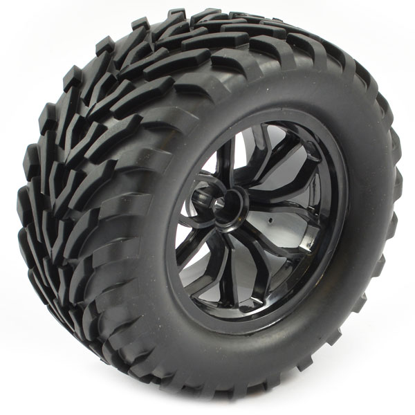 FTX Bugsta Mounted Wheel/tyre Complete Pair - Black