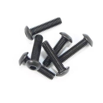 FTX Button Head Hex Screw M3*12 6pcs